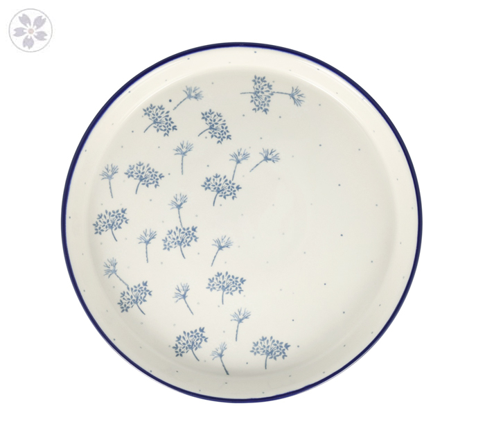 Taca Ceramika Artystyczna Bolesławiec na ciasto 24,5 cm T400 dek2812X