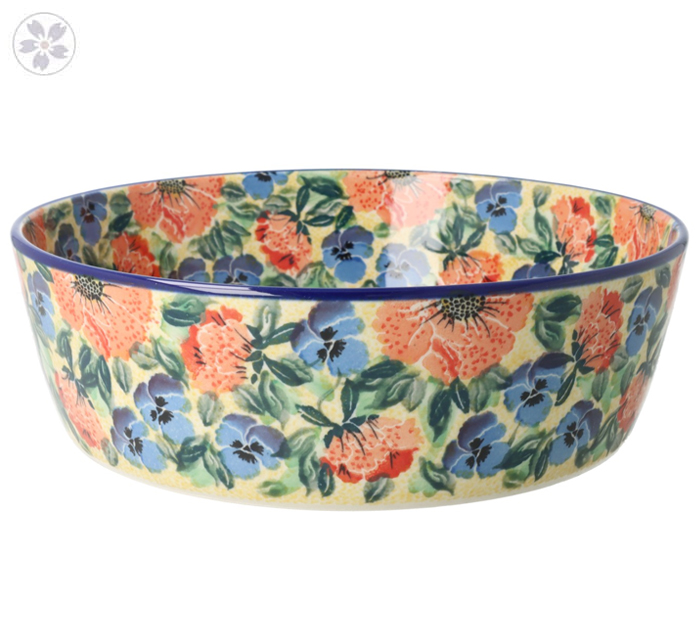 Miska na owoce V 2,0 L Ceramika Artystyczna Bolesławiec F32 dekU4704