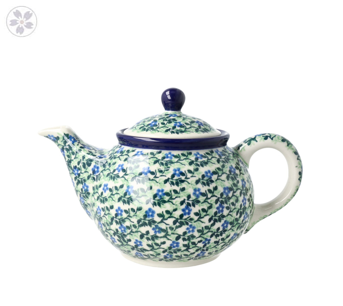 Czajnik Ceramika Artystyczna Bolesławiec do herbaty Sitko V 0,9 L E22 dek2349X