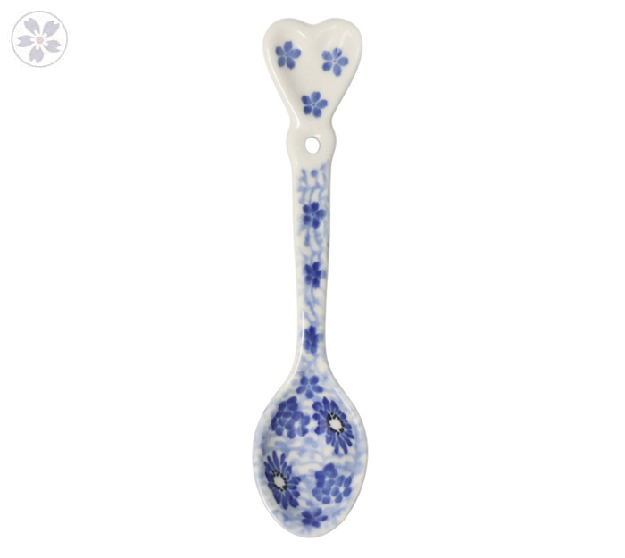 Łyżeczka serce Ceramika Artystyczna Bolesławiec G60 dek2999X