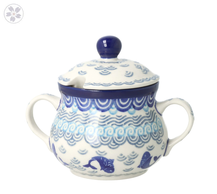 Cukiernica uszka V 0,2 L Ceramika Artystyczna Bolesławiec C035 dek2372X