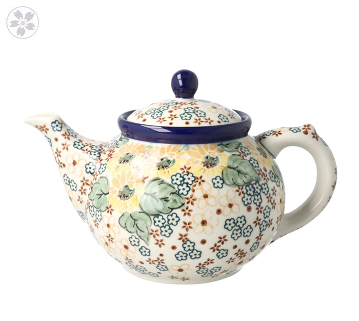 Czajnik Ceramika Artystyczna Bolesławiec do kawy V 1,2 L C060 dekU4742