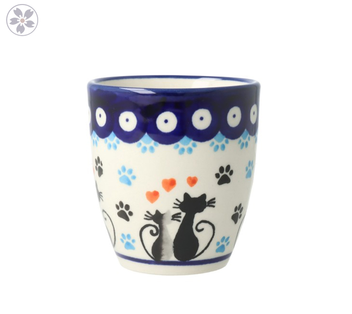 Kubek bez uszka Ceramika Bolesławiec V 0,18 L GU936 DEK1378A