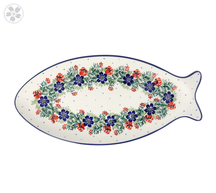 Półmisek ryba Ceramika Artystyczna Bolesławiec E19 dek1535X