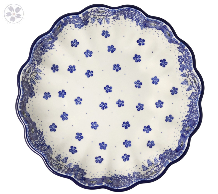 Miska falbanka Ø 24,5 cm Ceramika Artystyczna Bolesławiec M248 dek1975X