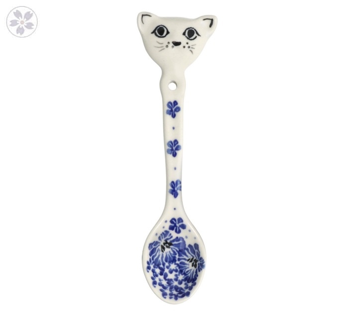 Łyżeczka kotek Ceramika Artystyczna Bolesławiec h19 dek1975X