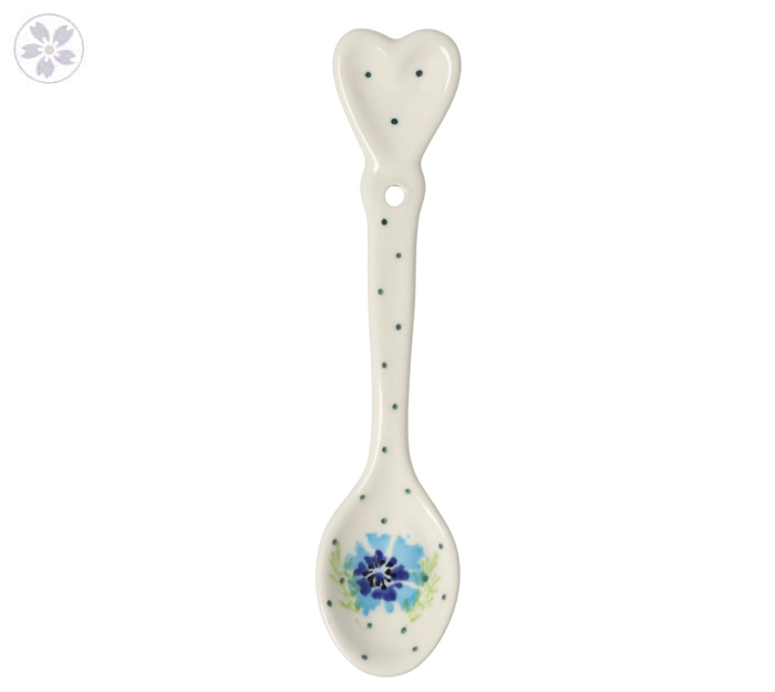 Łyżeczka serce Ceramika Artystyczna Bolesławiec G60 dek2510X