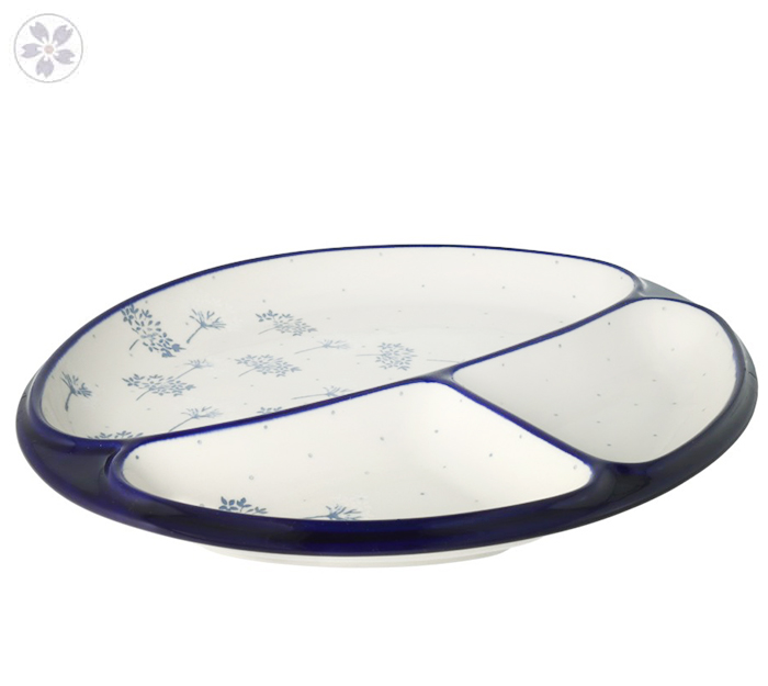 Talerz dzielony Ceramika Artystyczna Bolesławiec 485 dek2812X