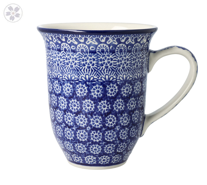 Kubek Latte V 0,45 L Ceramika Artystyczna Bolesławiec K826 dek884X