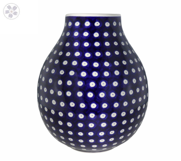 Wazon pękaty Ceramika Artystyczna Bolesławiec F14 dek70AX