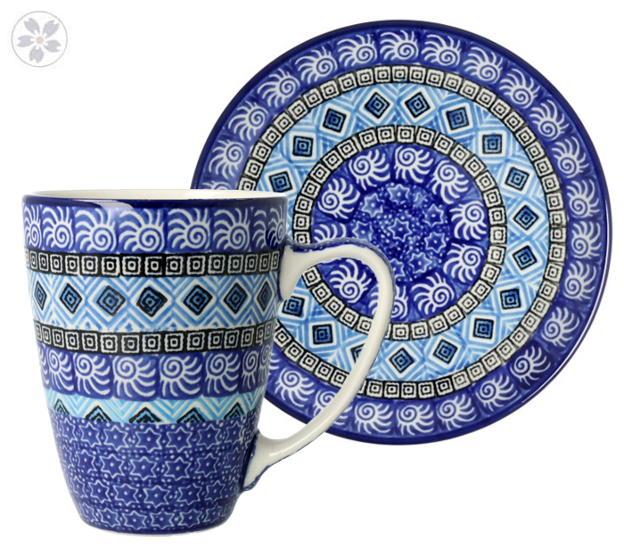 Zestaw NA START dek1971X Ceramika Artystyczna Bolesławiec