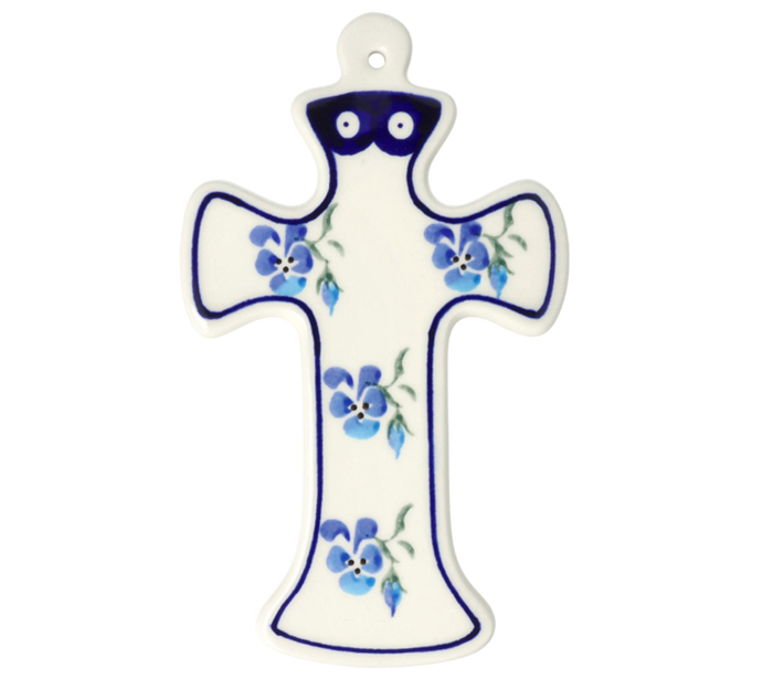 Krzyż 19,5 x 11,8 cm GD1089DEK890 Ceramika Bolesławiec