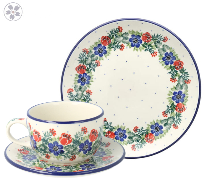 Zestaw na prezent lux dek1535X Ceramika Artystyczna Bolesławiec