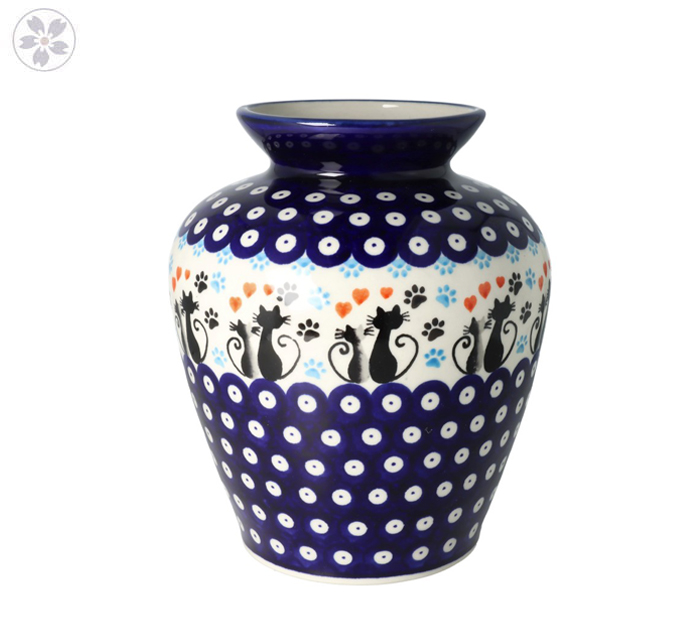 Wazon wys. 19,7 cm GU790DEK378A Ceramika Bolesławiec