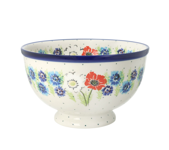 Miska 18,5cm h 11,5cm A15dek2510X Ceramika Artystyczna Bolesławiec
