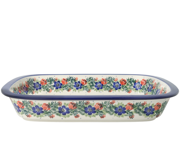 Półmisek 30x21,5 cm 062dek1535X Ceramika Artystyczna Bolesławiec