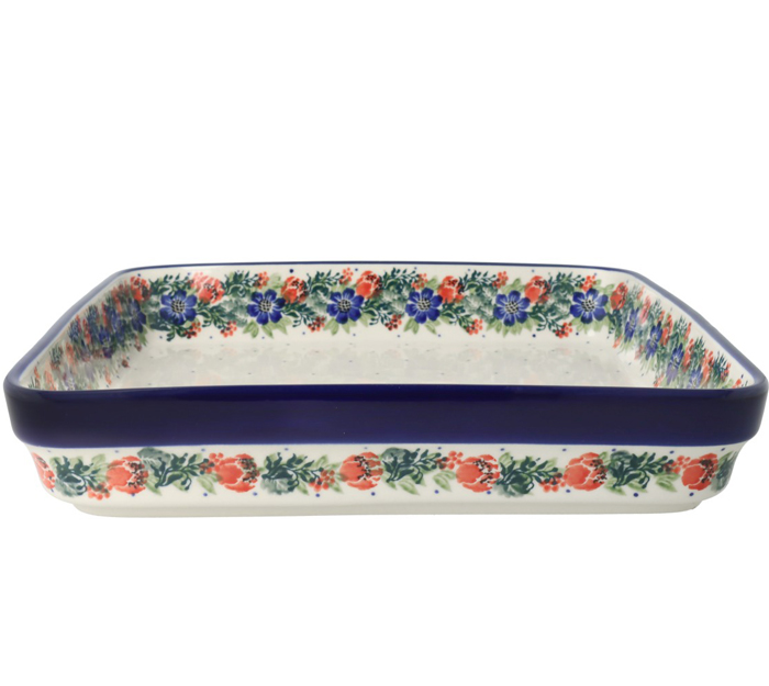 Półmisek 27cm 253dek1535X Ceramika Artystyczna Bolesławiec