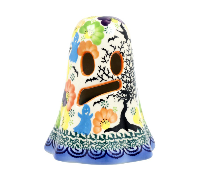 Duszek lampion wys. 13,5 cm Duch Ceramika Bolesławiec Galia