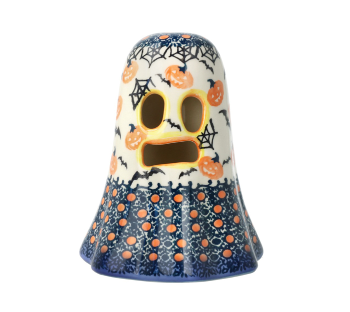 Duszek lampion wys. 13,5 cm Dynia Ceramika Bolesławiec Galia